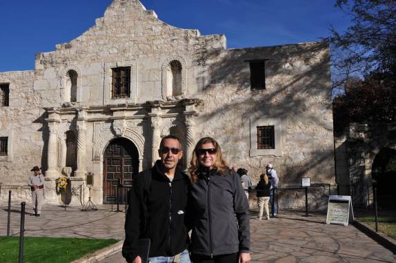O Alamo, local da mais famosa batalha para a independênica do Texas, em San Antonio, no sul do estado, nos Estados Unidos